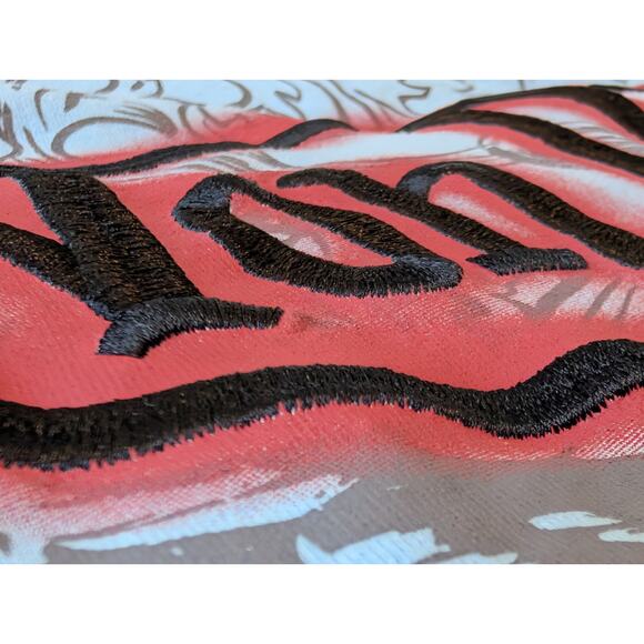 Von Dutch Y2K Graphic T-Shirt Blue Flying Eye XL Winged Eyeball Rare - Picture 5 of 7